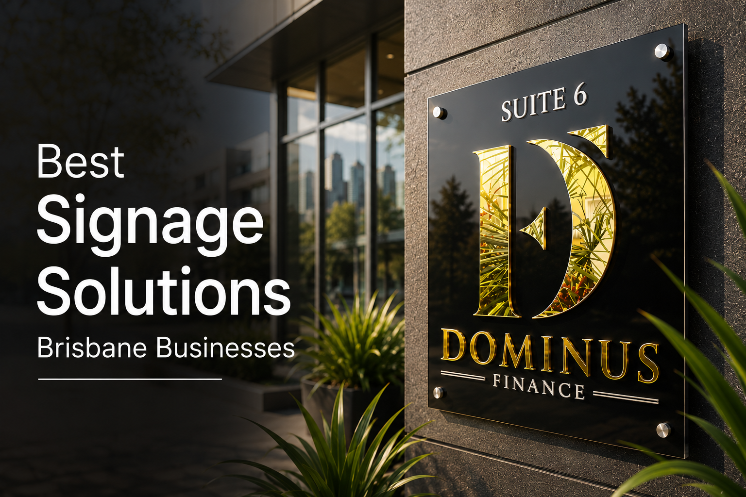 Signage Solutions for Brisbane
