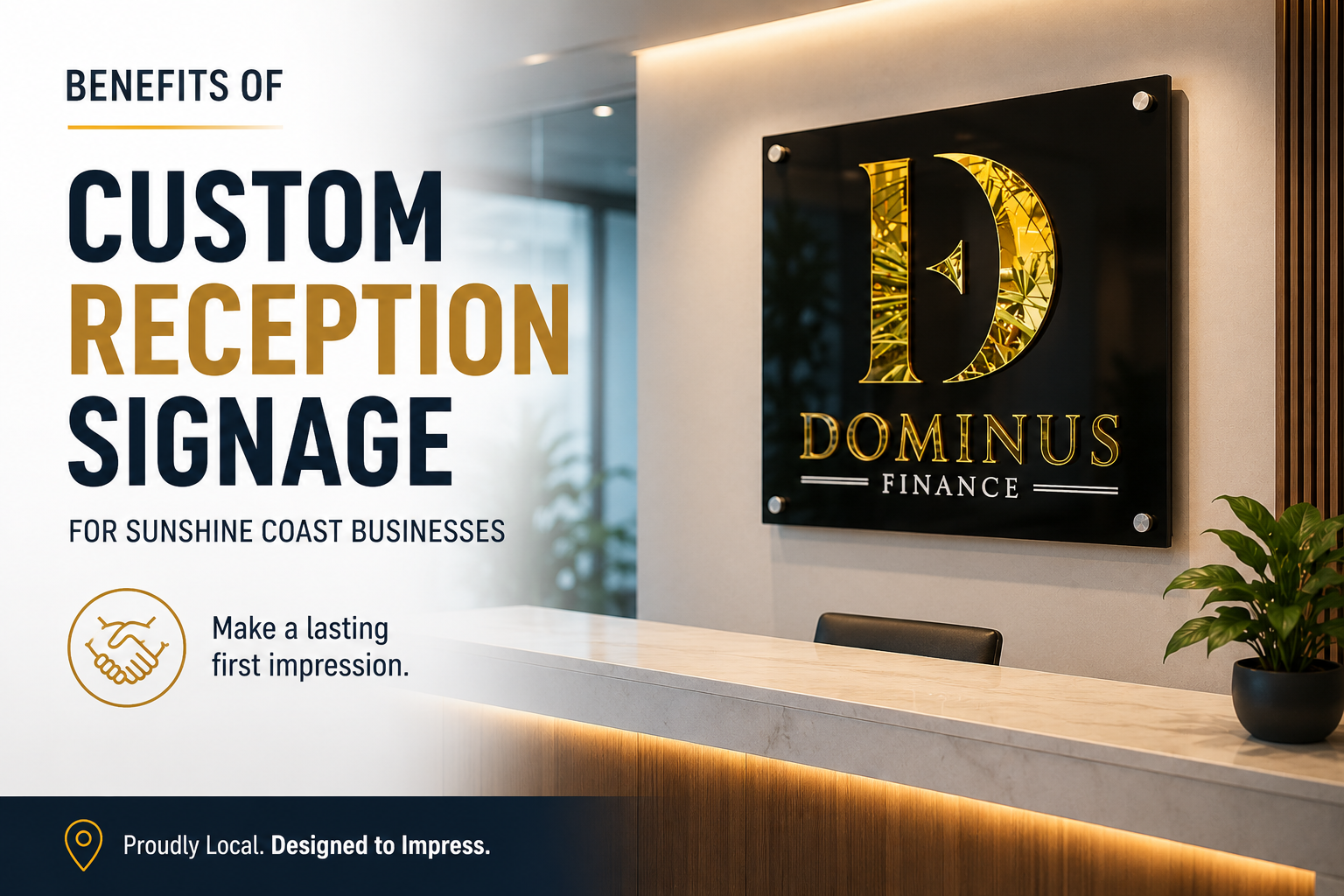 Custom Reception Signage