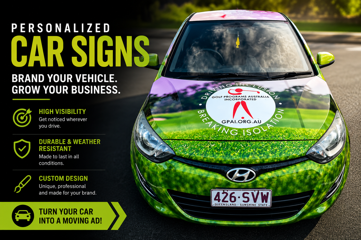 Personalized Car Signs